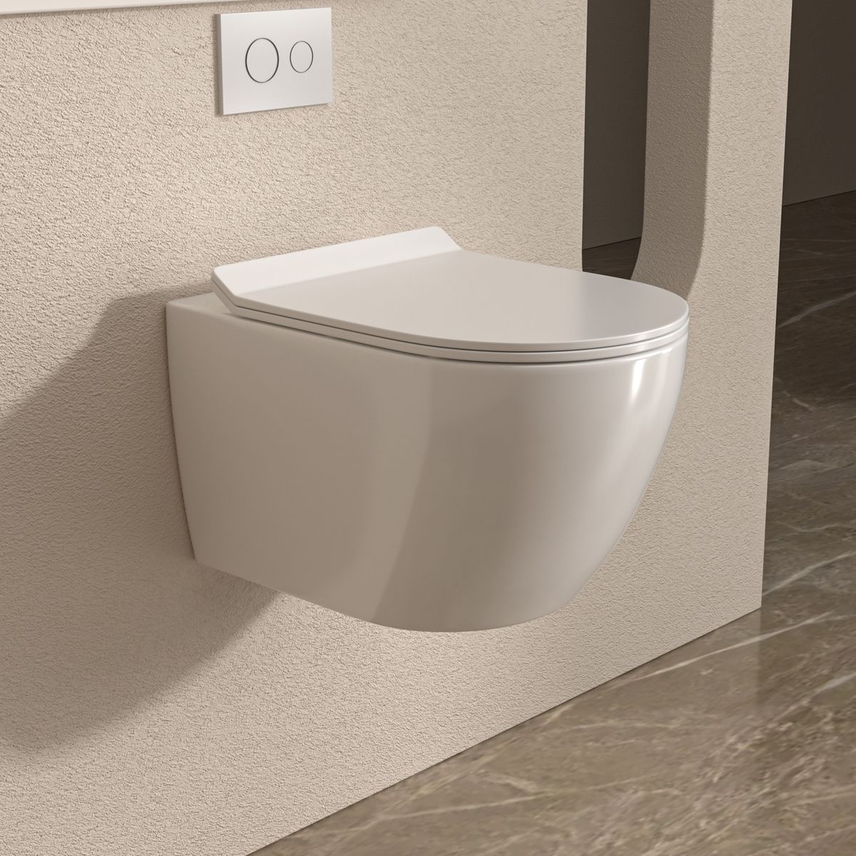 Modern bathroom design with luxury bathtub by France AJ Materials