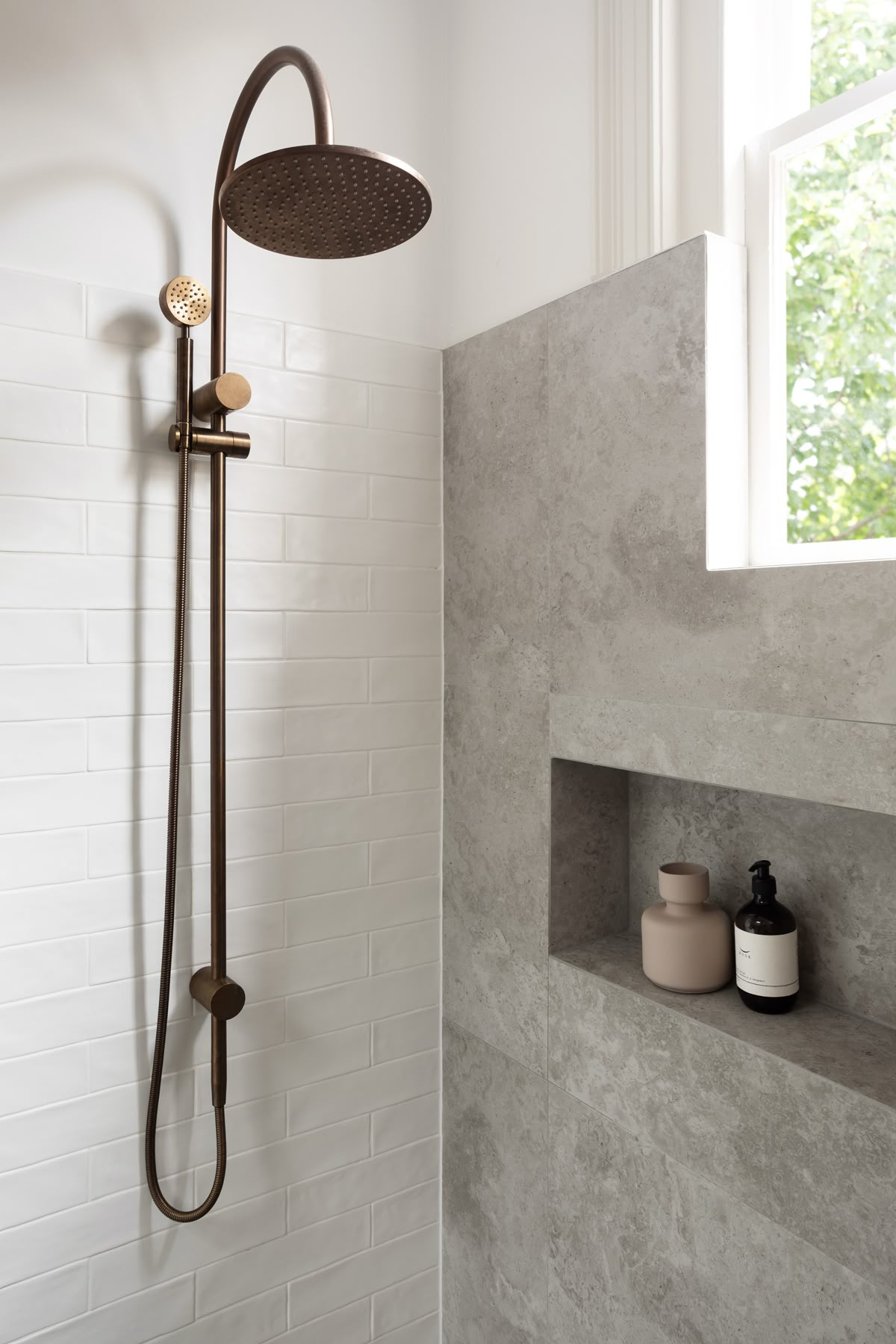 Wall-mounted faucet for modern washroom interiors