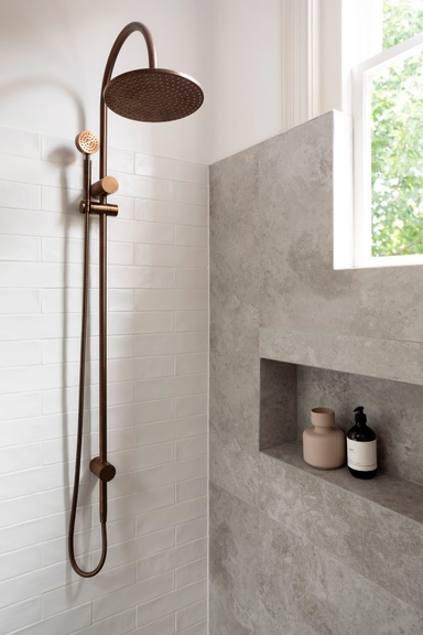 Wall-mounted faucet for modern washroom interiors