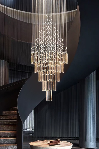 Modern LED ceiling light by France AJ Materials