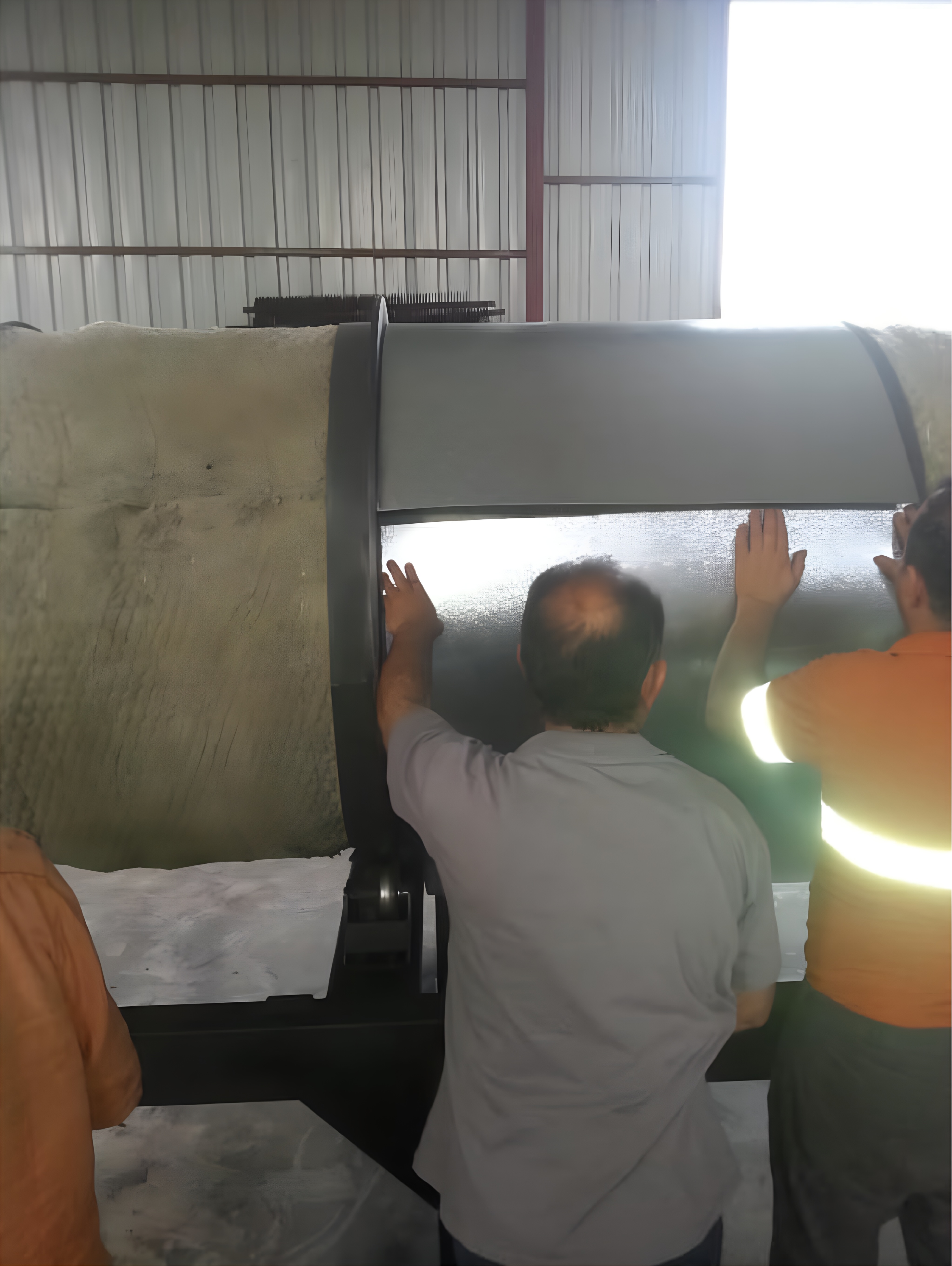 High-temperature combustion section of rotary kiln