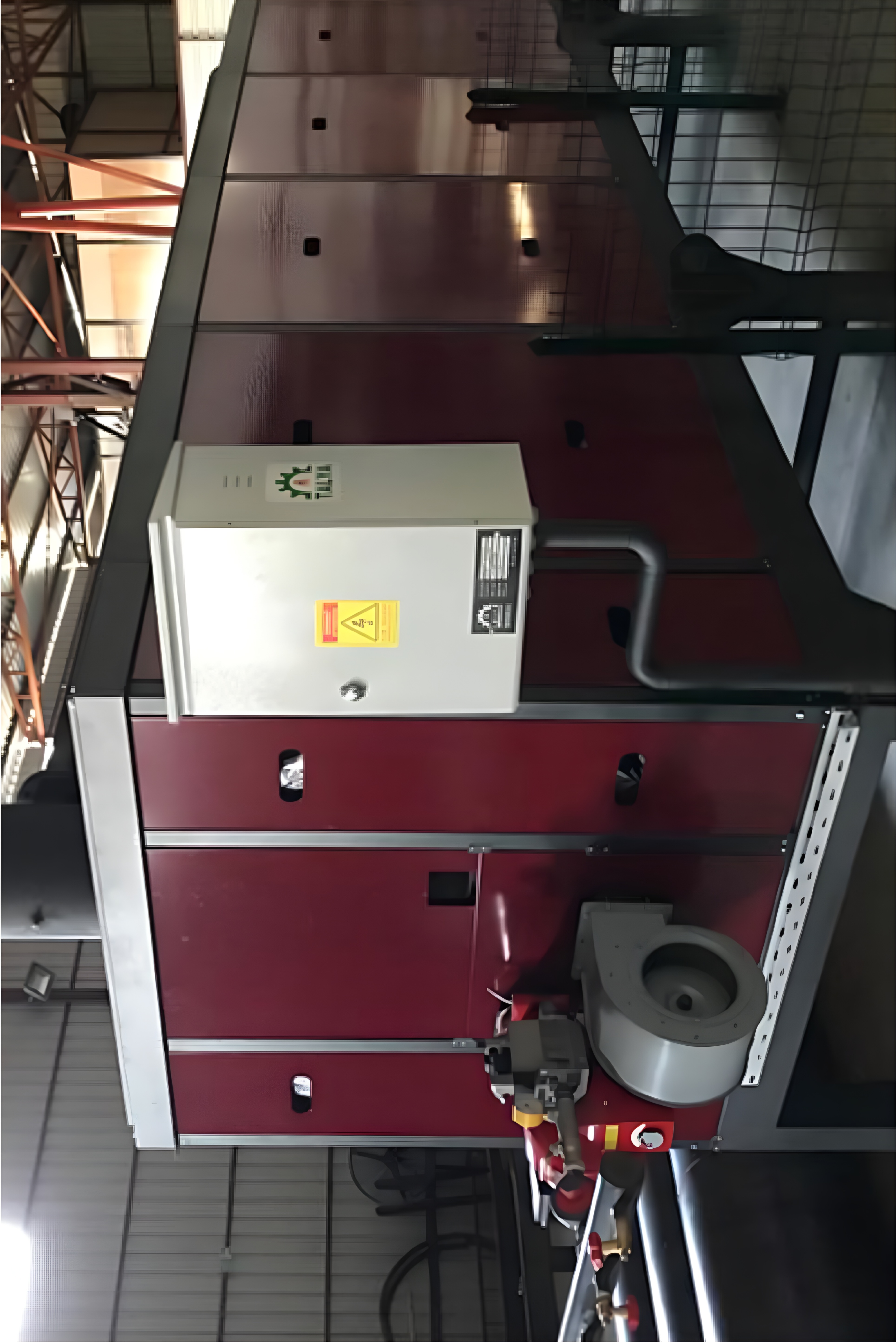 Control panel and monitoring system for rotary incinerator